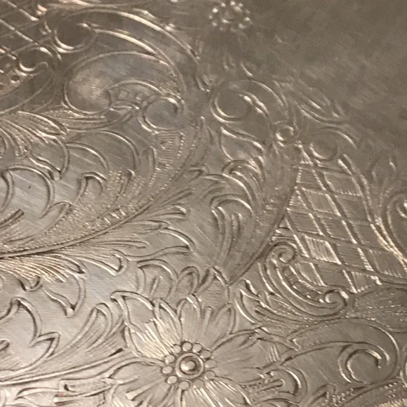 Silver serving dish - Picture 2 of 9